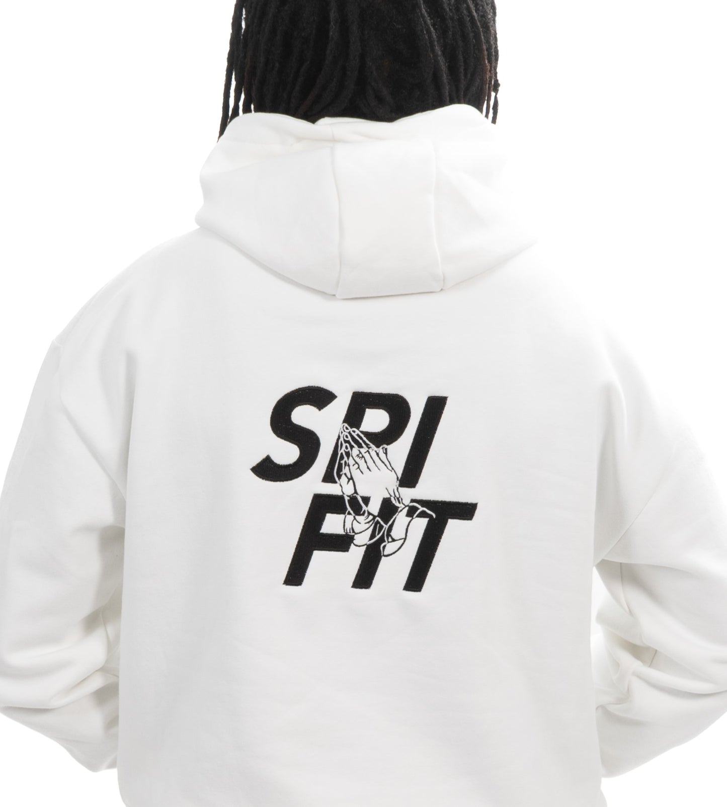 Legacy drop shoulder Hoodie (White)
