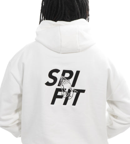 Legacy drop shoulder Hoodie (White)